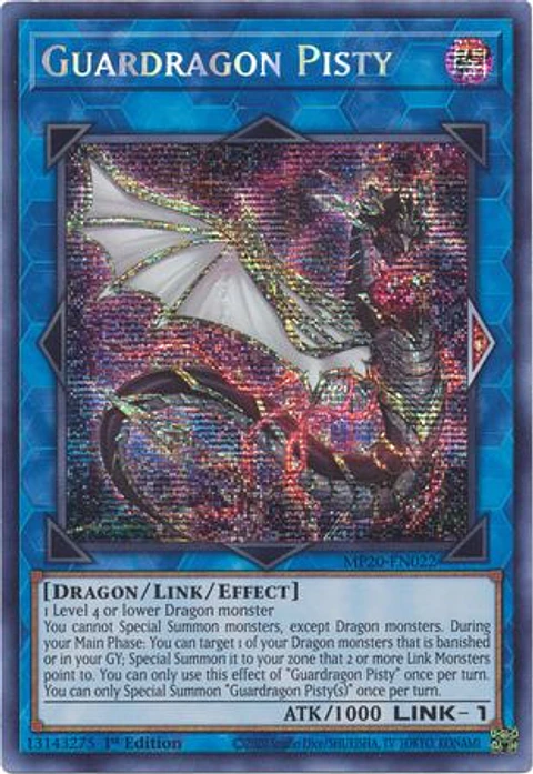 Guardragon Pisty - MP20-EN022 - Prismatic Secret Rare 