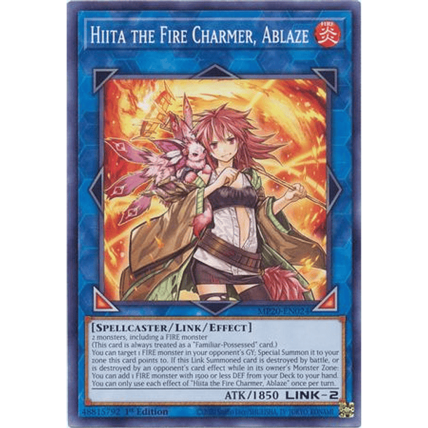 Hiita the Fire Charmer, Ablaze - MP20-EN024 - Common