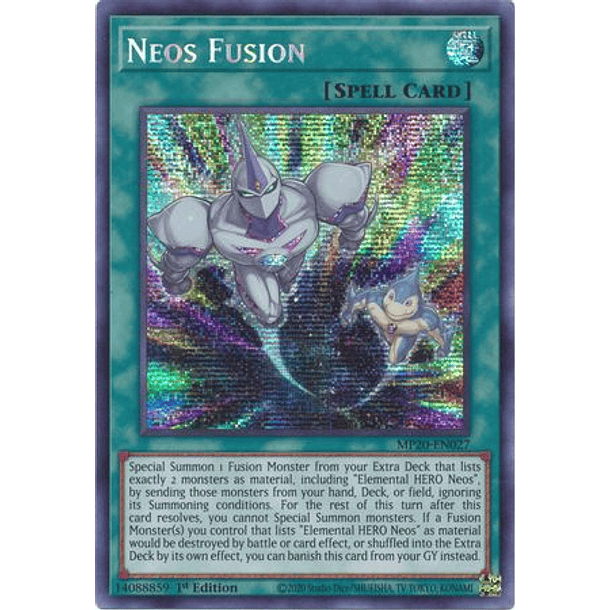 Neos Fusion - MP20-EN027 - Prismatic Secret Rare