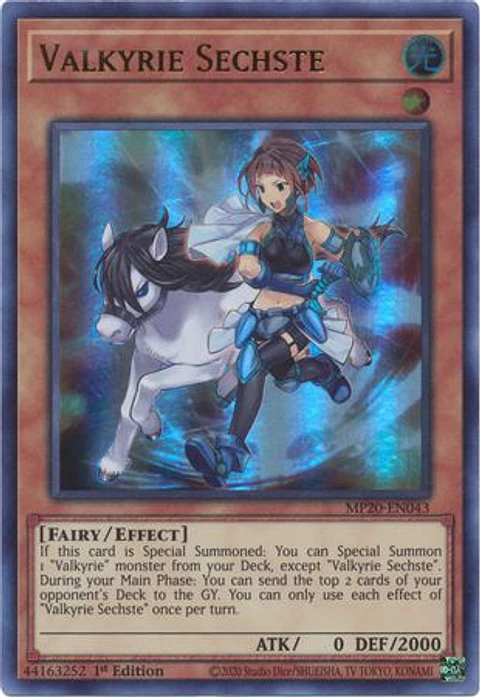 Valkyrie Sechste - MP20-EN043 - Ultra Rare