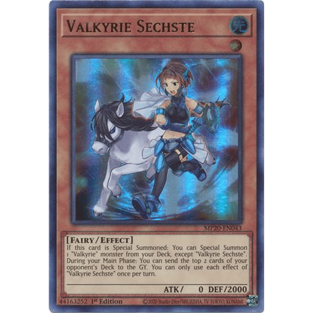 Valkyrie Sechste - MP20-EN043 - Ultra Rare