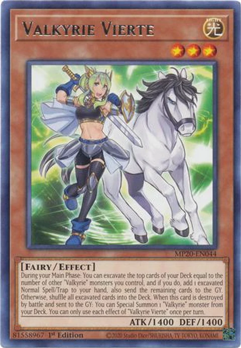 Valkyrie Vierte - MP20-EN044 - Rare