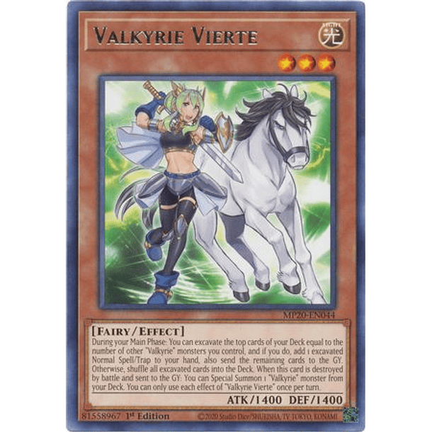 Valkyrie Vierte - MP20-EN044 - Rare