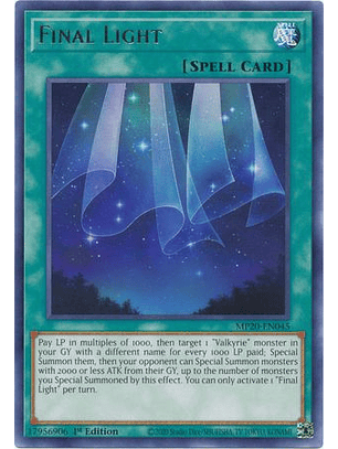 Final Light - MP20-EN045 - Rare 