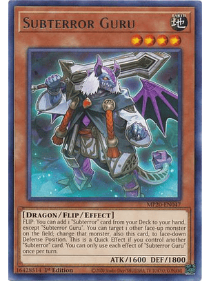 Subterror Guru - MP20-EN047 - Rare