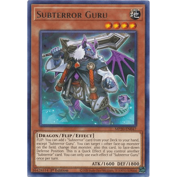 Subterror Guru - MP20-EN047 - Rare