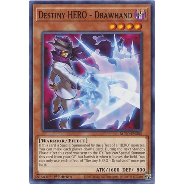 Destiny HERO - Drawhand - MP20-EN055 - Common