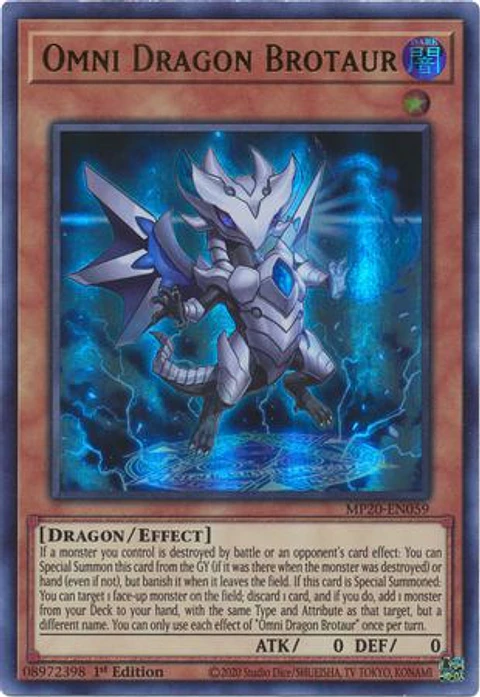 Omni Dragon Brotaur - MP20-EN059 - Ultra Rare