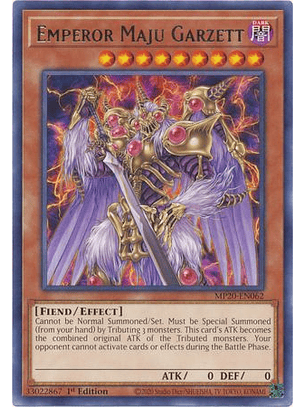 Emperor Maju Garzett - MP20-EN062 - Rare