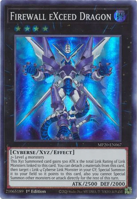 Firewall eXceed Dragon - MP20-EN067 - Super Rare
