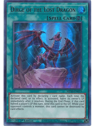 Dirge of the Lost Dragon - MP20-EN079 - Ultra Rare