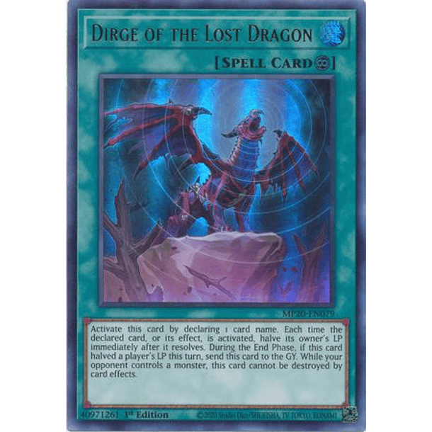 Dirge of the Lost Dragon - MP20-EN079 - Ultra Rare