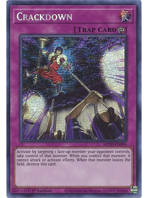 Crackdown - MP20-EN084 - Prismatic Secret Rare