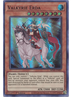 Valkyrie Erda - MP20-EN089 - Super Rare