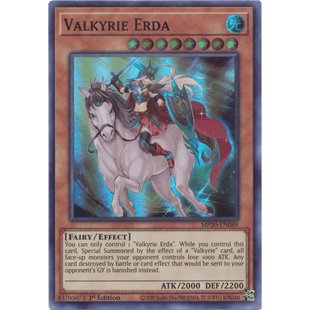 Valkyrie Erda - MP20-EN089 - Super Rare