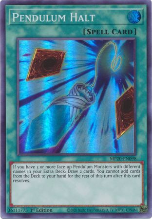 Pendulum Halt - MP20-EN098 - Super Rare 1