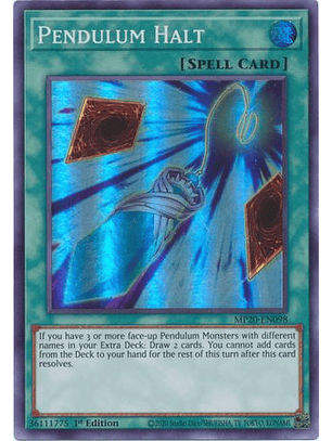 Pendulum Halt - MP20-EN098 - Super Rare