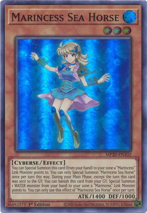 Marincess Sea Horse - MP20-EN102 - Super Rare
