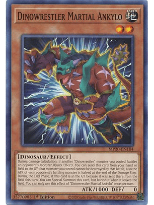 Dinowrestler Martial Ankylo - MP20-EN104 - Common