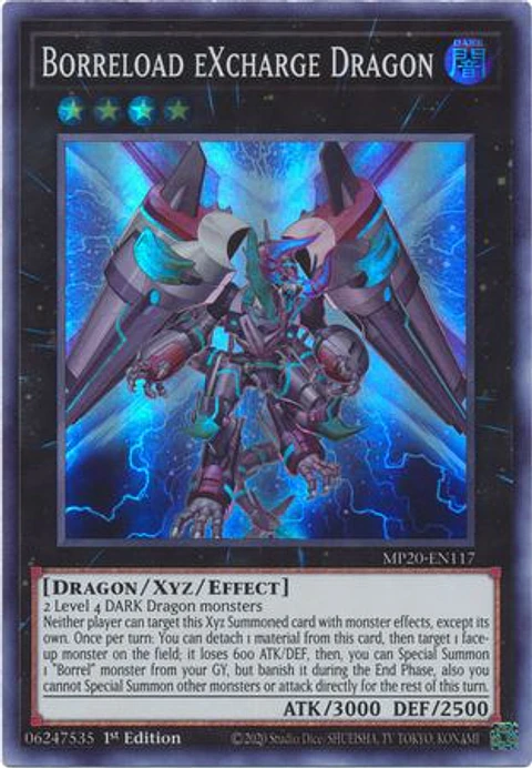 Borreload eXcharge Dragon - MP20-EN117 - Super Rare