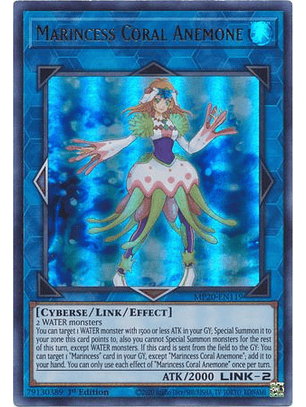 Marincess Coral Anemone - MP20-EN119 - Ultra Rare