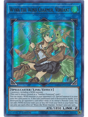 Wynn the Wind Charmer, Verdant - MP20-EN124 - Ultra Rare