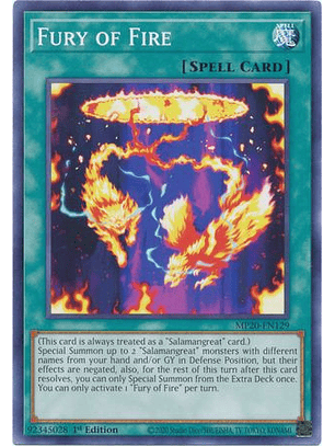 Fury of Fire - MP20-EN129 - Common