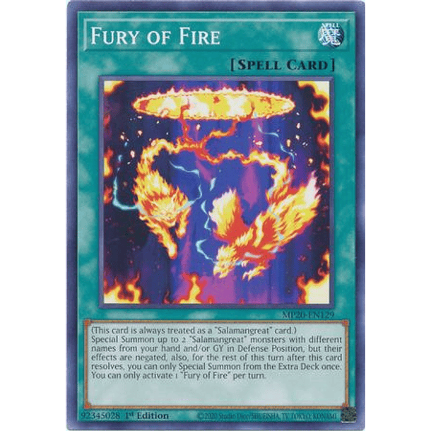 Fury of Fire - MP20-EN129 - Common