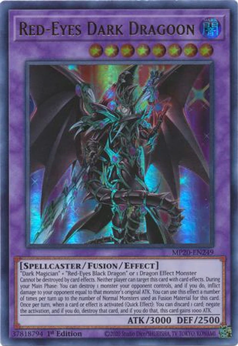 Red-Eyes Dark Dragoon - MP20-EN249 - Ultra Rare