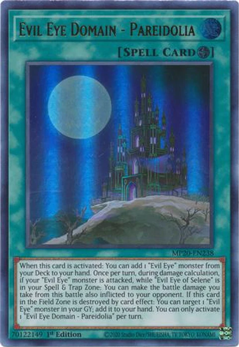 Evil Eye Domain - Pareidolia - MP20-EN238 - Ultra Rare