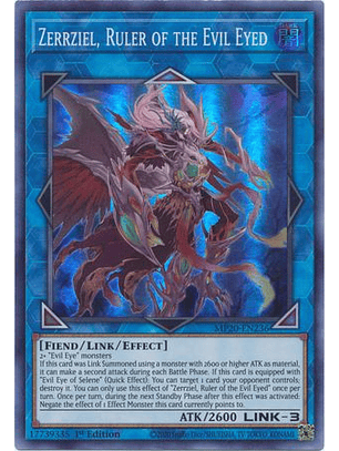 Zerrziel, Ruler of the Evil Eyed - MP20-EN236 - Super Rare