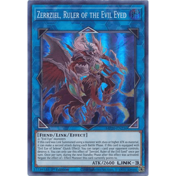 Zerrziel, Ruler of the Evil Eyed - MP20-EN236 - Super Rare
