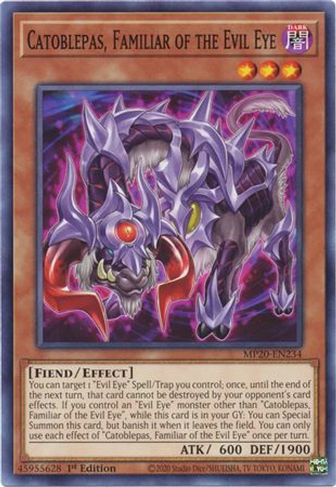 Catoblepas, Familiar of the Evil Eye - MP20-EN234 - Common 