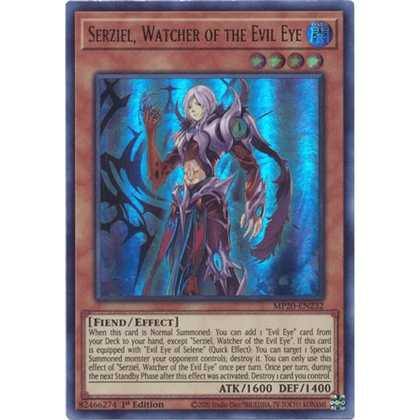Serziel, Watcher of the Evil Eye - MP20-EN232 - Ultra Rare
