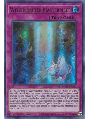 Witchcrafter Masterpiece - MP20-EN231 - Ultra Rare