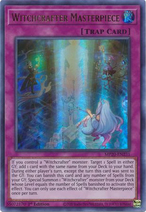 Witchcrafter Masterpiece - MP20-EN231 - Ultra Rare