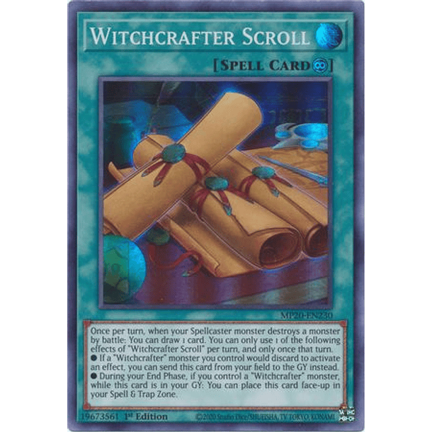 Witchcrafter Scroll - MP20-EN230 - Super Rare