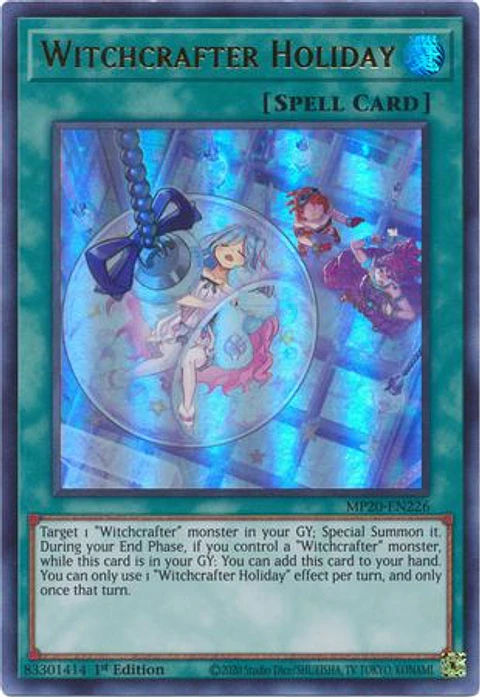 Witchcrafter Holiday - MP20-EN226 - Ultra Rare