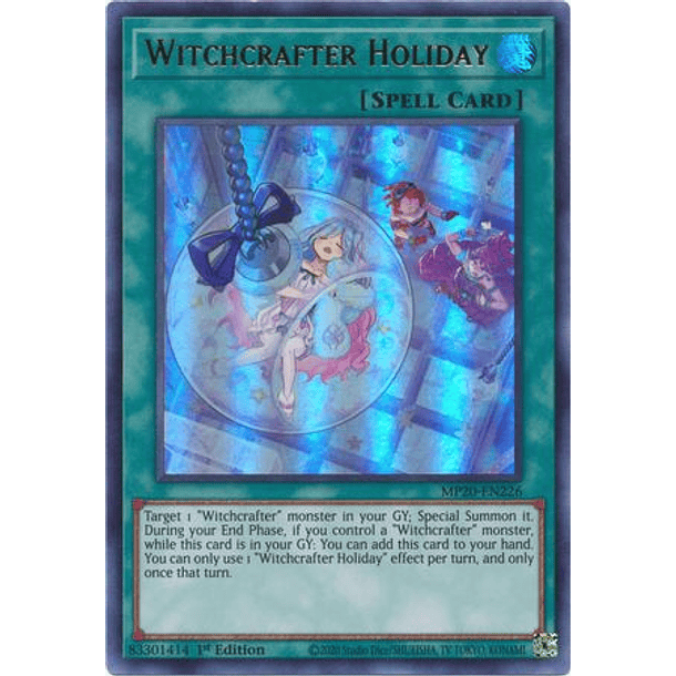 Witchcrafter Holiday - MP20-EN226 - Ultra Rare