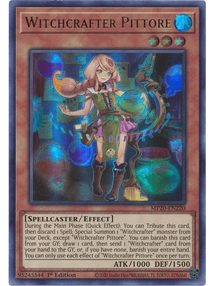 Witchcrafter Pittore - MP20-EN220 - Ultra Rare