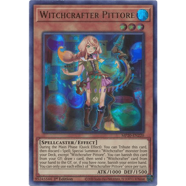 Witchcrafter Pittore - MP20-EN220 - Ultra Rare