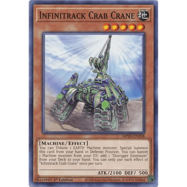 Infinitrack Crab Crane - MP20-EN208 - Common 