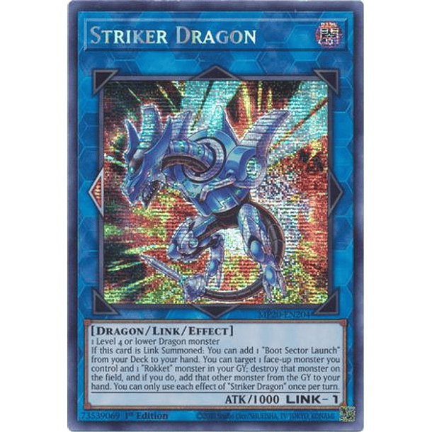 Striker Dragon - MP20-EN204 - Prismatic Secret Rare