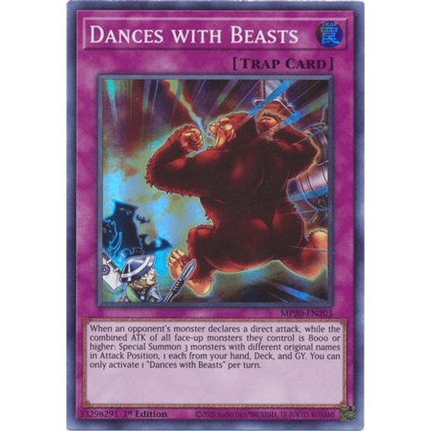 Dances with Beasts - MP20-EN203 - Super Rare