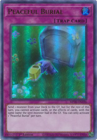 Peaceful Burial - MP20-EN196 - Ultra Rare 1