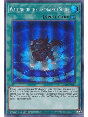 Wailing of the Unchained Souls - MP20-EN183 - Super Rare