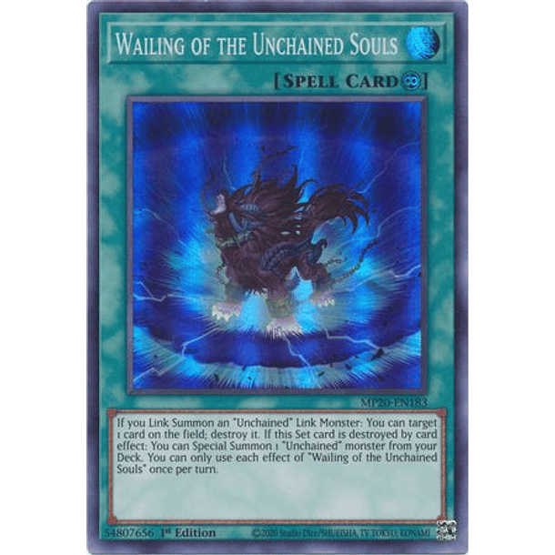 Wailing of the Unchained Souls - MP20-EN183 - Super Rare