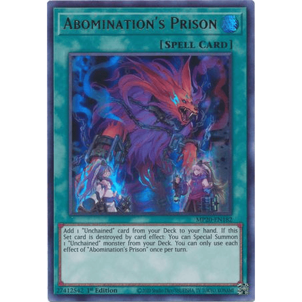 Abomination's Prison - MP20-EN182 - Ultra Rare