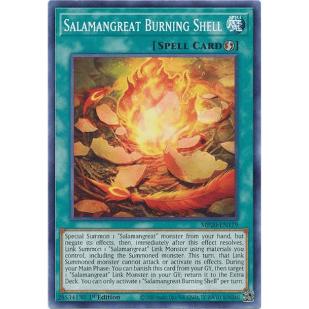Salamangreat Burning Shell - MP20-EN179 - Common