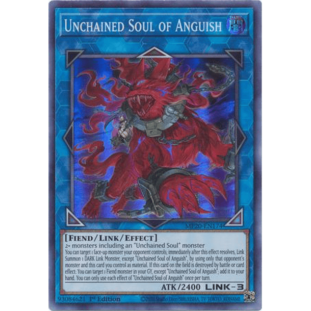 Unchained Soul of Anguish - MP20-EN174 - Super Rare